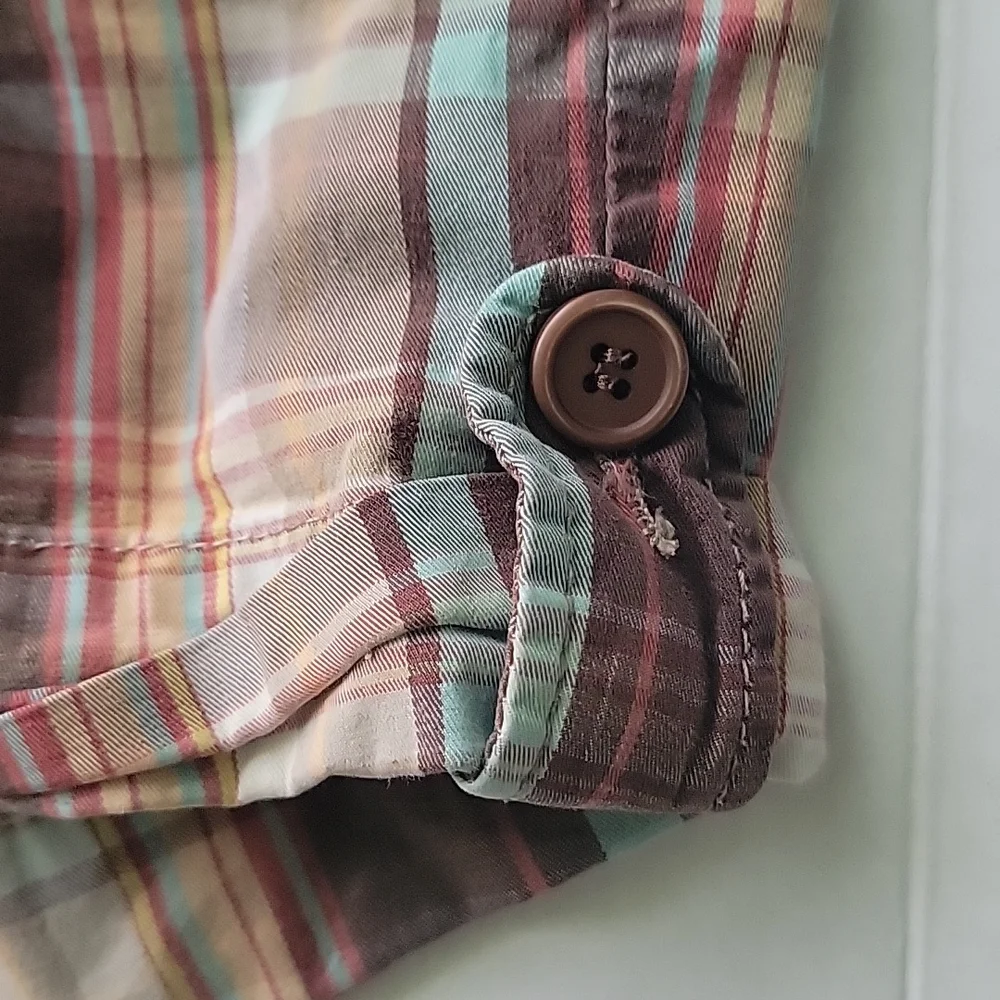 American Rag Size 13 Shorts Plaid pockets - Picture 2 of 7